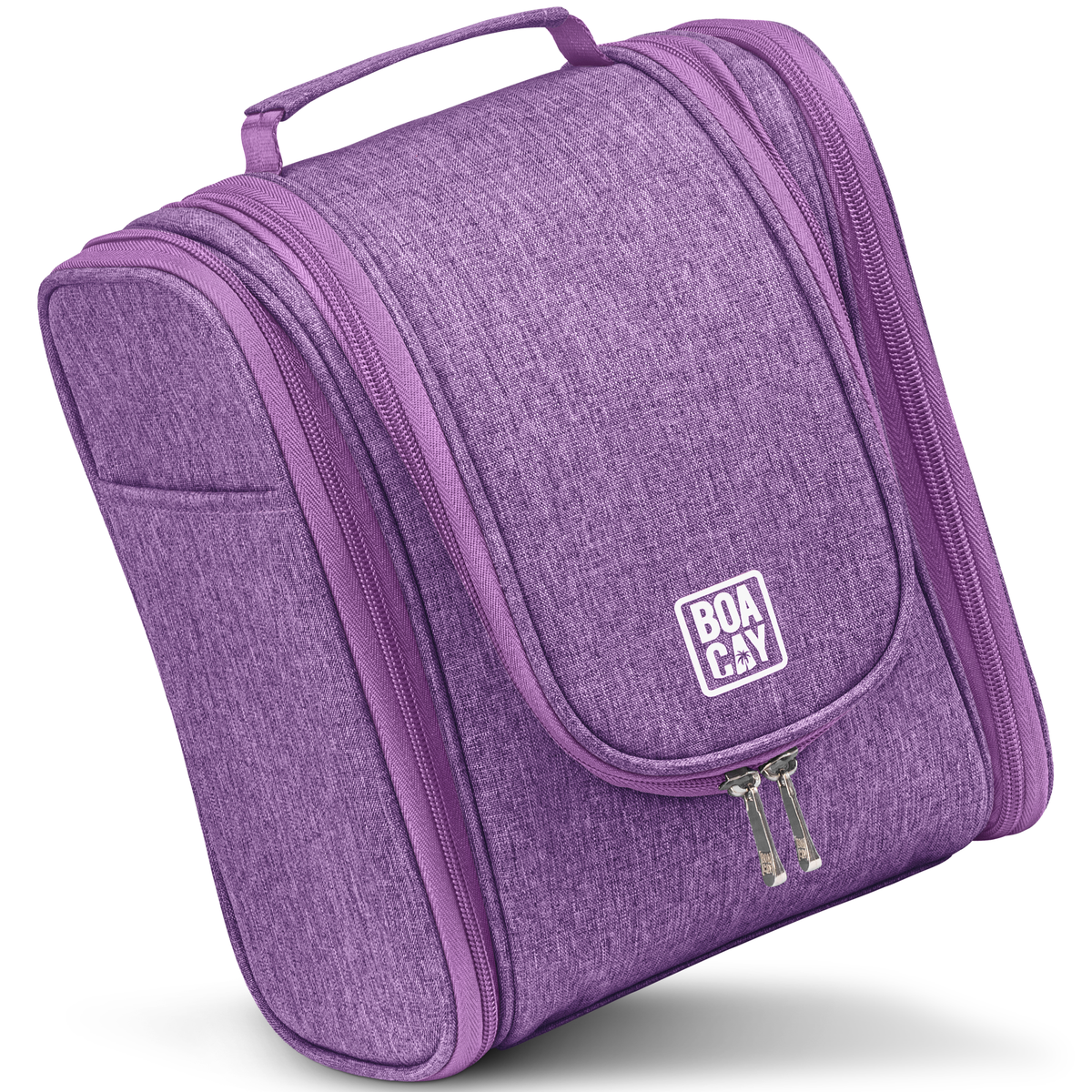 Medium Collapsible Hanging Toiletry Bag - Wild Purple