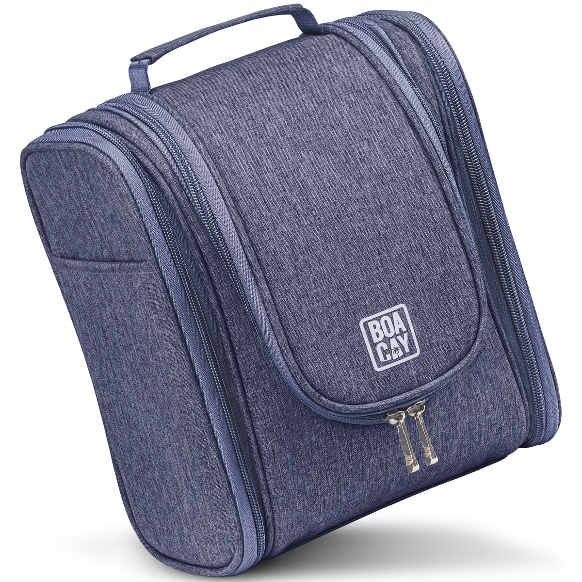 Medium Collapsible Hanging Toiletry Bag - Violet Blue